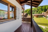 Blick vom Balkon - „Attraktive 2-Zimmer-Wohnung mit Balkon in Hammer bei Siegsdorf, zu verkaufen“