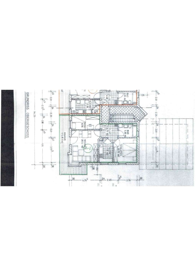 Grundriss Wohnung Nr. 3