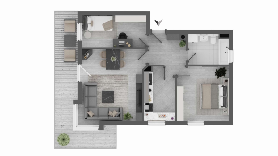 Grundriss Wohnung Nr 3